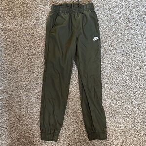 Nike Jogger Track Warmup Type  Pants Olive Green